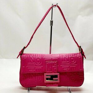 Fendi Hand Bag Pink Leather mon-1029-091525